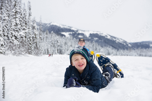 Kids Snowshoeing