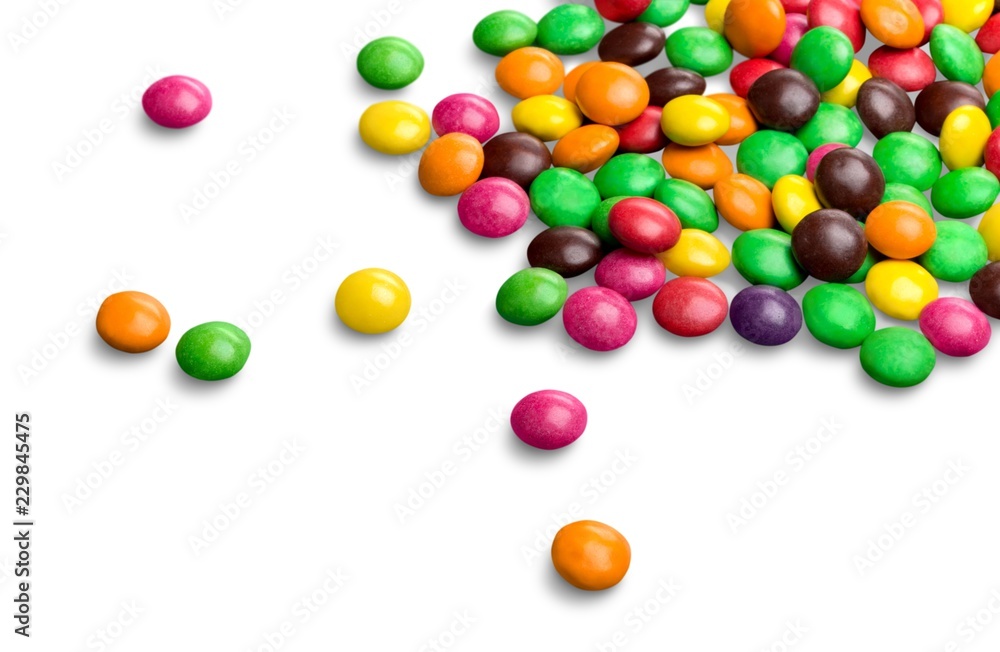 Colorful Chocolate Coated Candies Colorful Chocolate Coated Candies