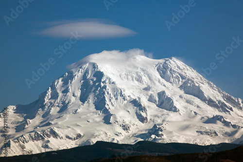 mountains in winter