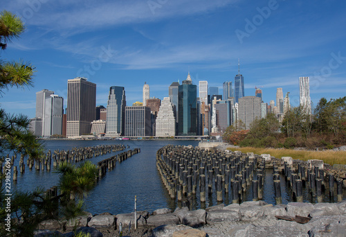 Manhattan from Brooklyn across the East River