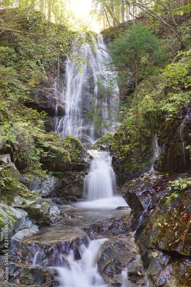 Naklejka premium 奈良 御杖村 不動滝