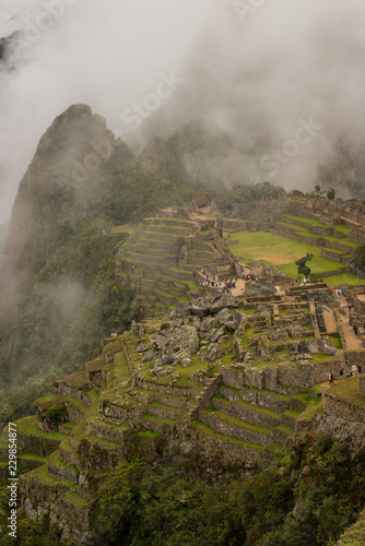 Landscape of Machu Picchu ruins in Peru. © ludovica