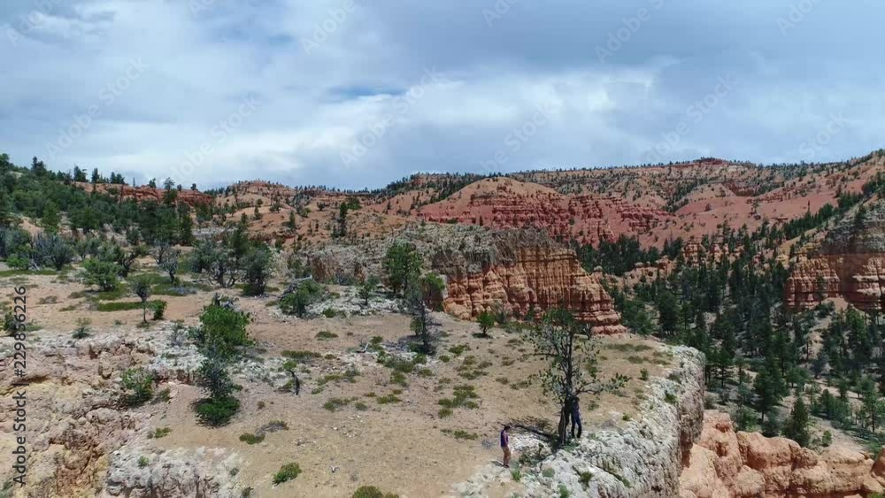 aerial shot soaring over red rocks of utah aerial shot soaring over red rocks of utah