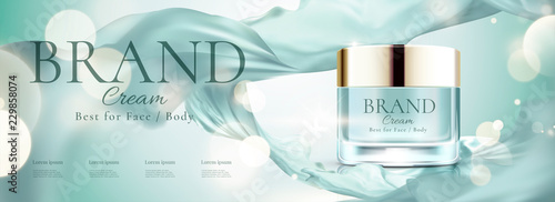Skin care face cream ads