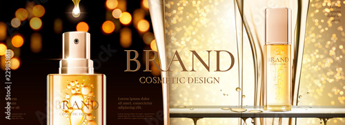 Cosmetic sale banner ads