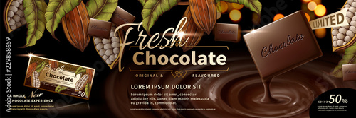 Chocolate banner ads