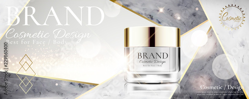 Cosmetic cream jar