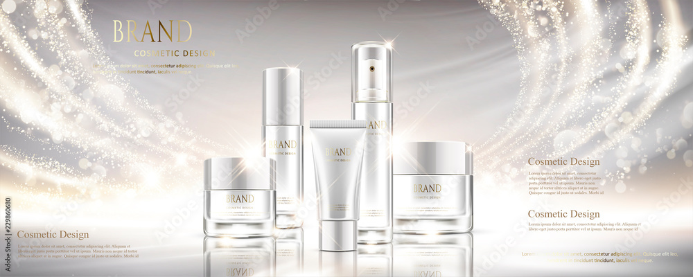 © JoyImage - Shiny pearl white cosmetic set