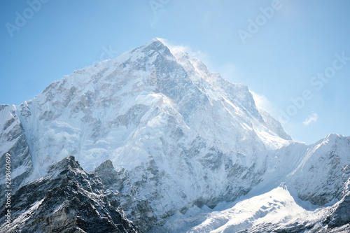 Lhotse Mountain in the Himalayas