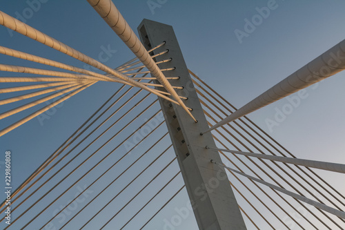 cable bridge construction in podgorica