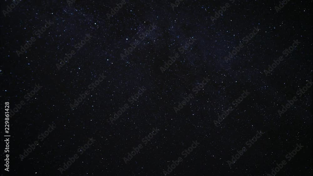 Starry night sky. Twinkling stars in the dark night sky. Light clouds drifting in the night sky. Time lapse Starry night sky. Twinkling stars in the dark night sky. Light clouds drifting in the night sky. Time lapse