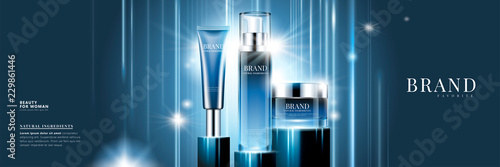 Cosmetic product set ads