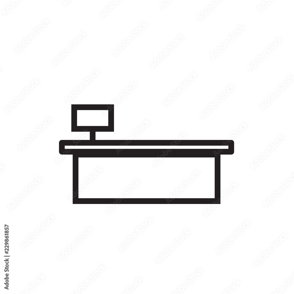 Sales booth icon Vector illustration, EPS10 . Sales booth icon Vector illustration, EPS10 .