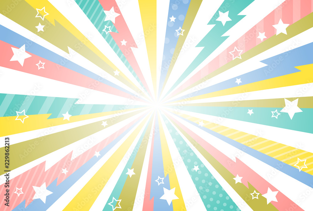 かわいい ポップ 背景 Stock ベクター Adobe Stock
