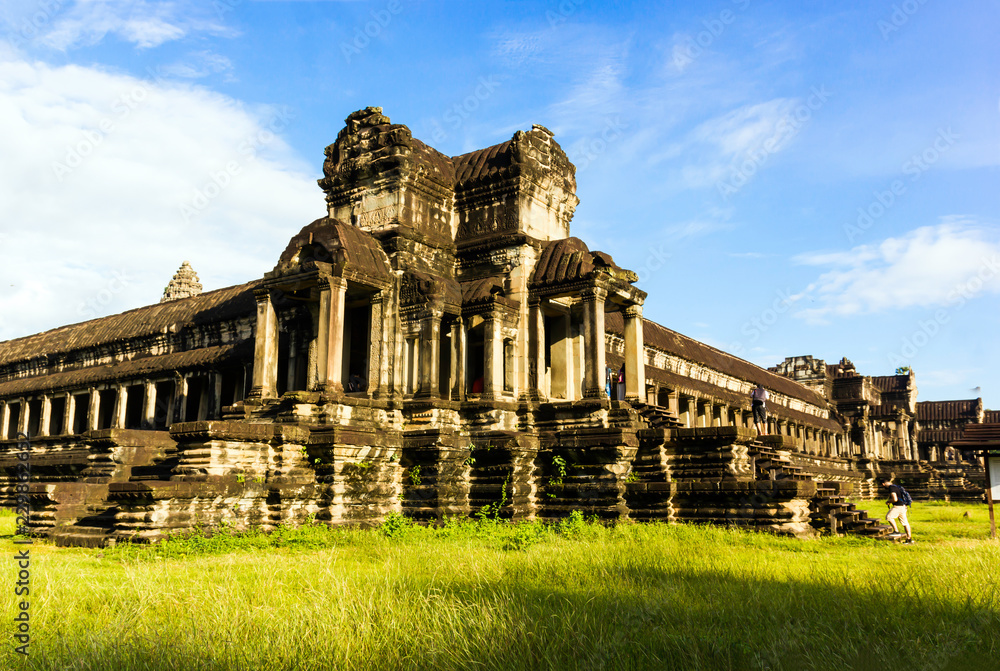 Angkor Wat temple building Angkor Wat temple building