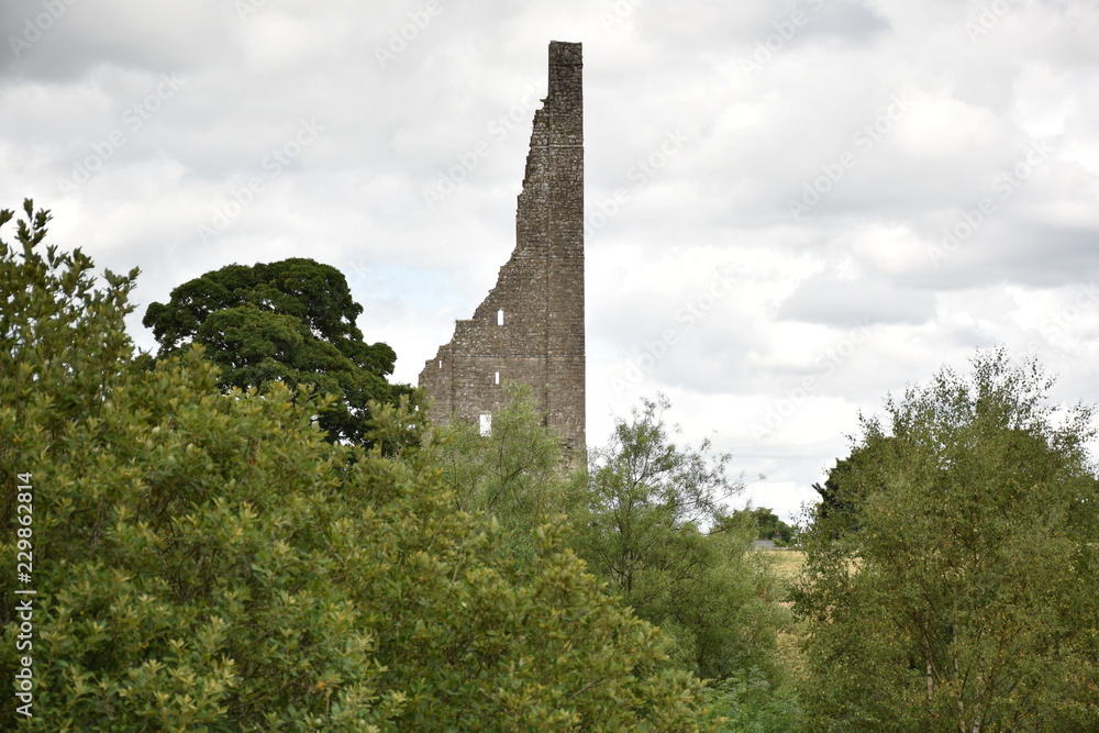 Jagged Tower in Ruins, Trim, Ireland