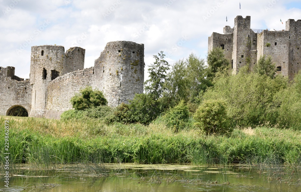 Outer Wall and Central Tower, Trim Castle, Ireland