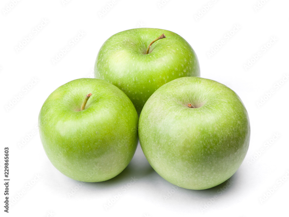 Group of green apples Group of green apples