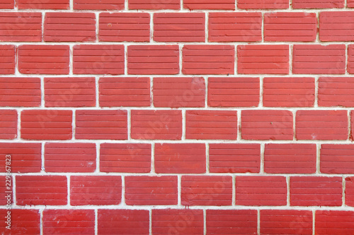 Red brick wall as texture/background