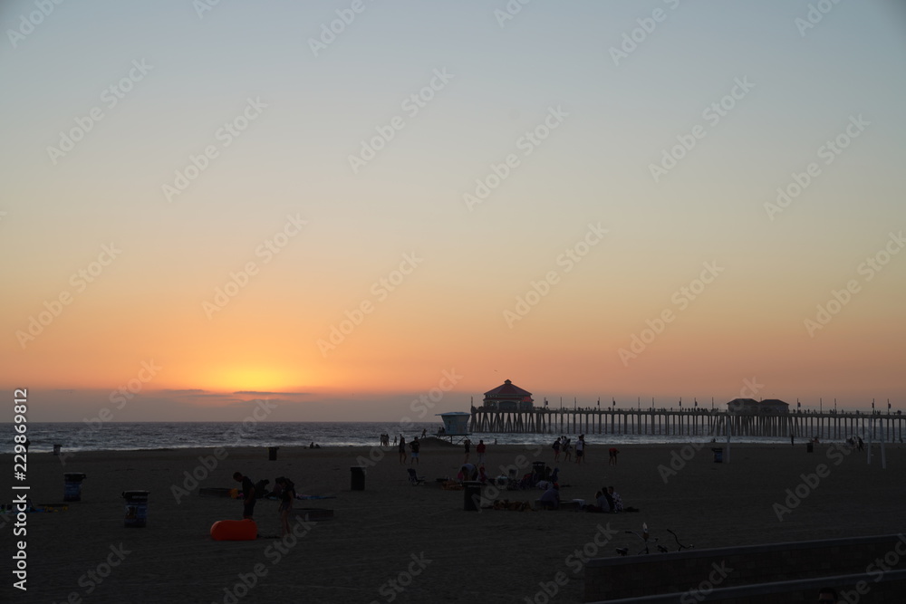 Huntington Beach Pier Sunset Huntington Beach Pier Sunset