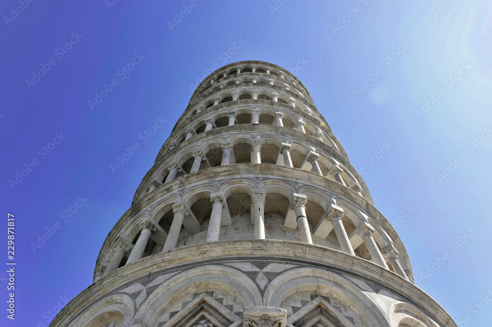 Schiefer Turm von Pisa, Torre Pendente, UNESCO-Weltkulturerbe, Pisa, Toskana, Italien, Europa
