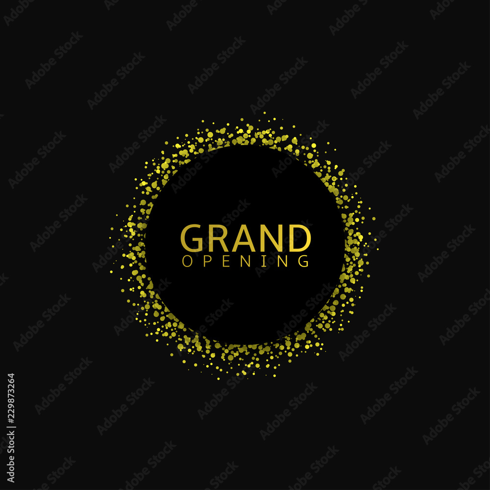 Fototapeta premium Grand opening illustration