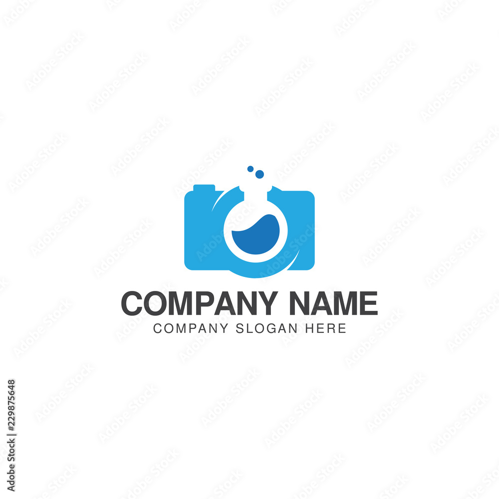 Photo lab logo or icon vector design template