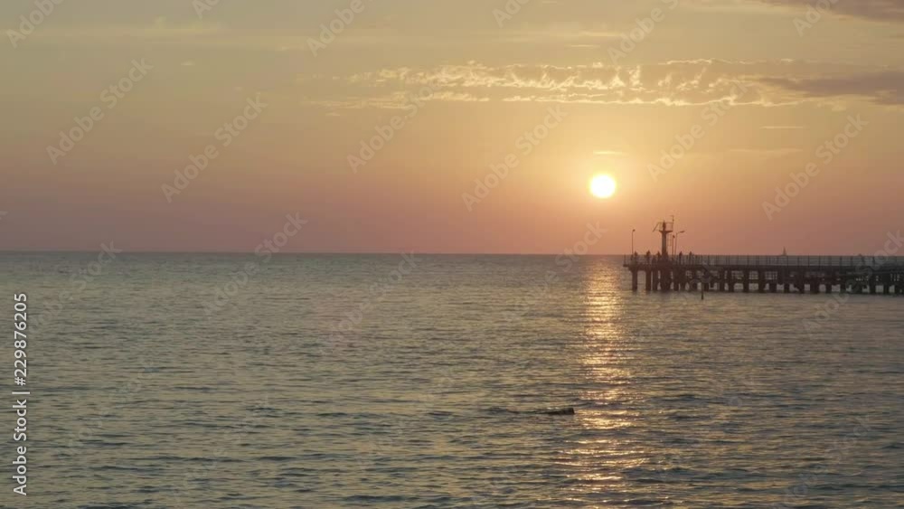 4K video of waves and sunset on the black sea, Russia, Sochi 4K video of waves and sunset on the black sea, Russia, Sochi