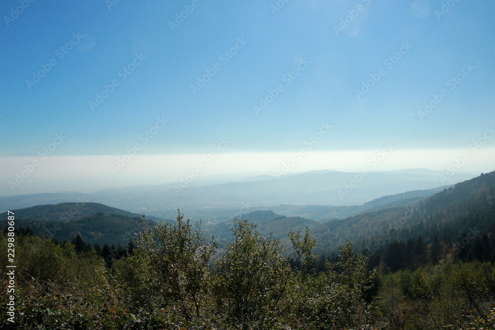 Vue panoramique sur la vallée du Rhône Vue panoramique sur la vallée du Rhône