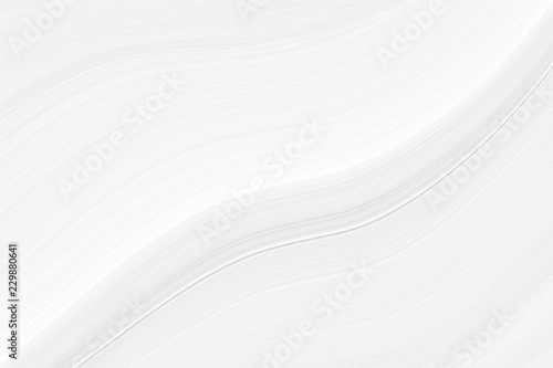 Drawing of a wave of white and gray color. Background with stains and curved lines. © Nadzeya Pakhomava
