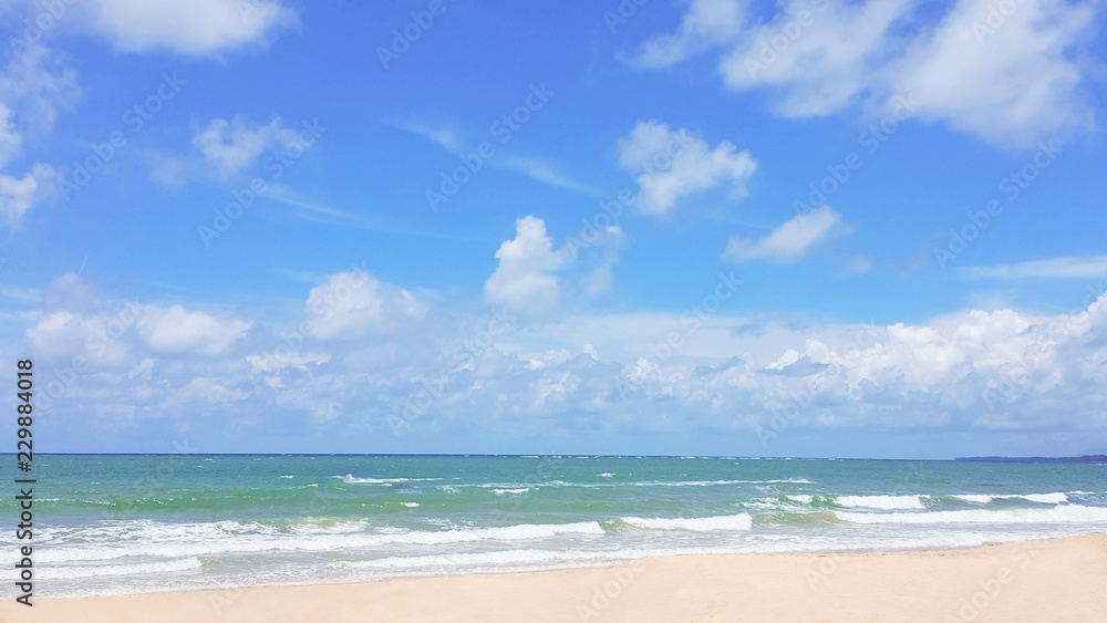 tropical summer sea sand beach and sky tropical summer sea sand beach and sky