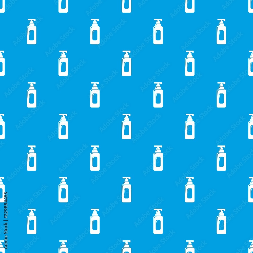 Shampoo dispenser pattern vector seamless blue repeat for any use Shampoo dispenser pattern vector seamless blue repeat for any use