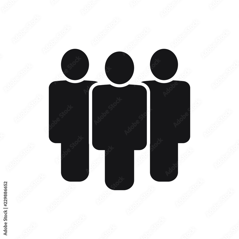 People icon, group icon, team icon. People icon, group icon, team icon.
