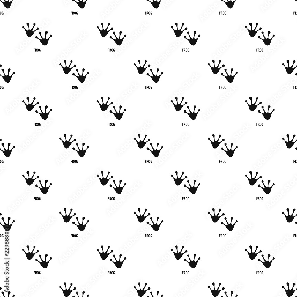 Frog step pattern seamless vector repeat geometric for any web design Frog step pattern seamless vector repeat geometric for any web design