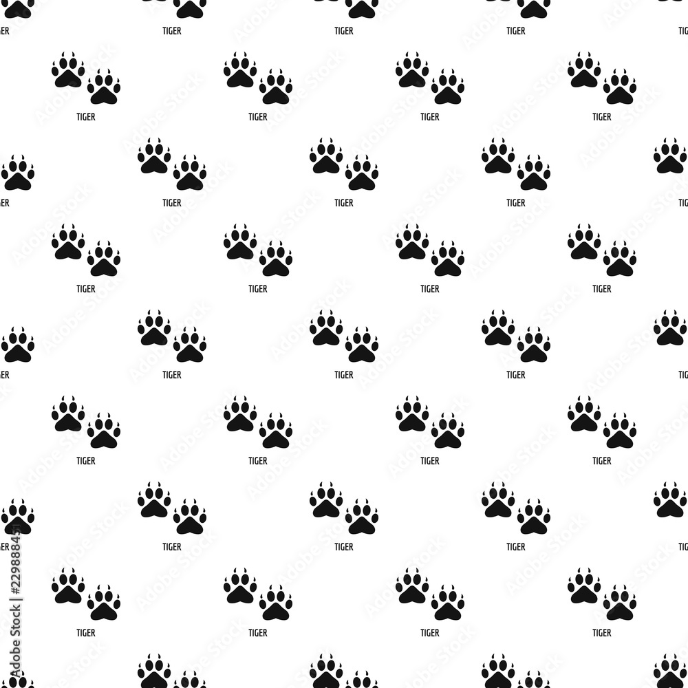 Tiger step pattern seamless vector repeat geometric for any web design