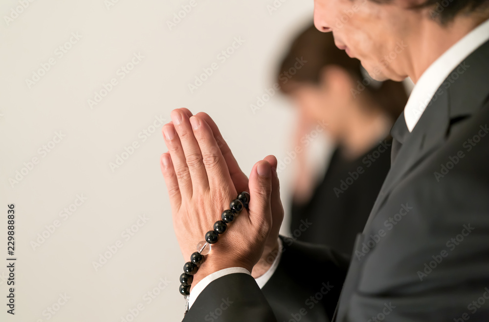 Obraz premium 葬式・葬儀