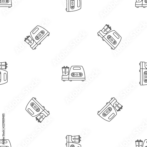 Medical lung device pattern seamless vector repeat geometric for any web design