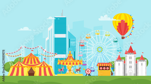 amusement park carnival for kids