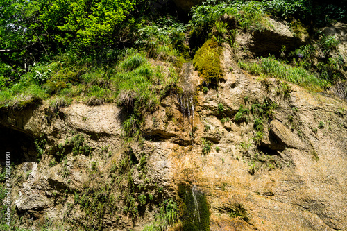 Acqua che sgorga dalla montagna