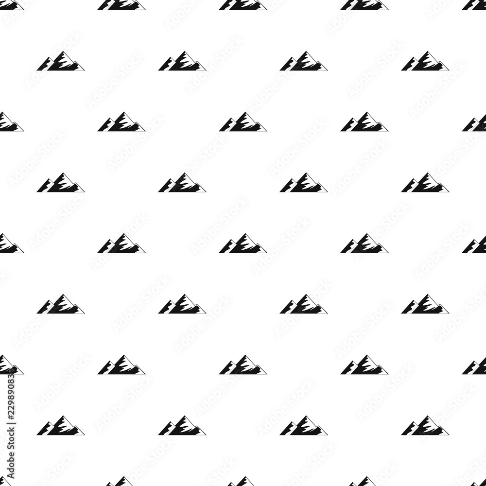 Fototapeta premium Climb on mountain pattern seamless vector repeat geometric for any web design