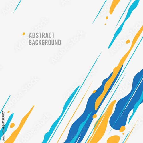 Сolored dynamic background, trendy abstract design. Applicable for placards, brochures, posters, covers and banners. Vector illustration.