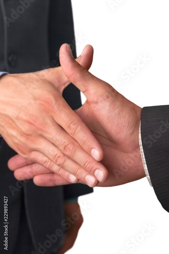 Closeup of Two Businessmen Shaking Hands © BillionPhotos.com