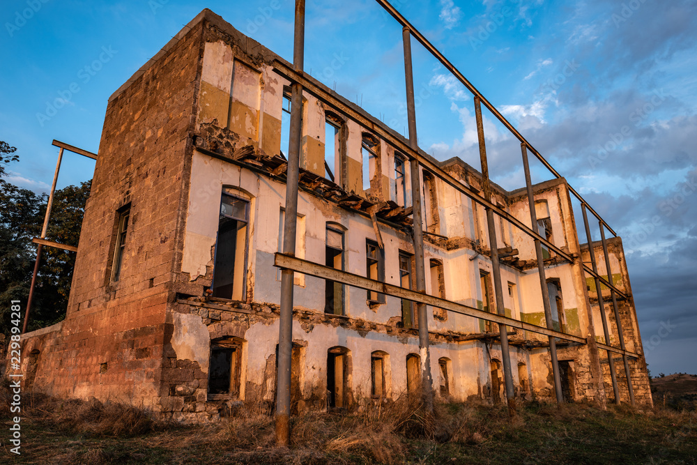 Old ruined abandoned house Old ruined abandoned house