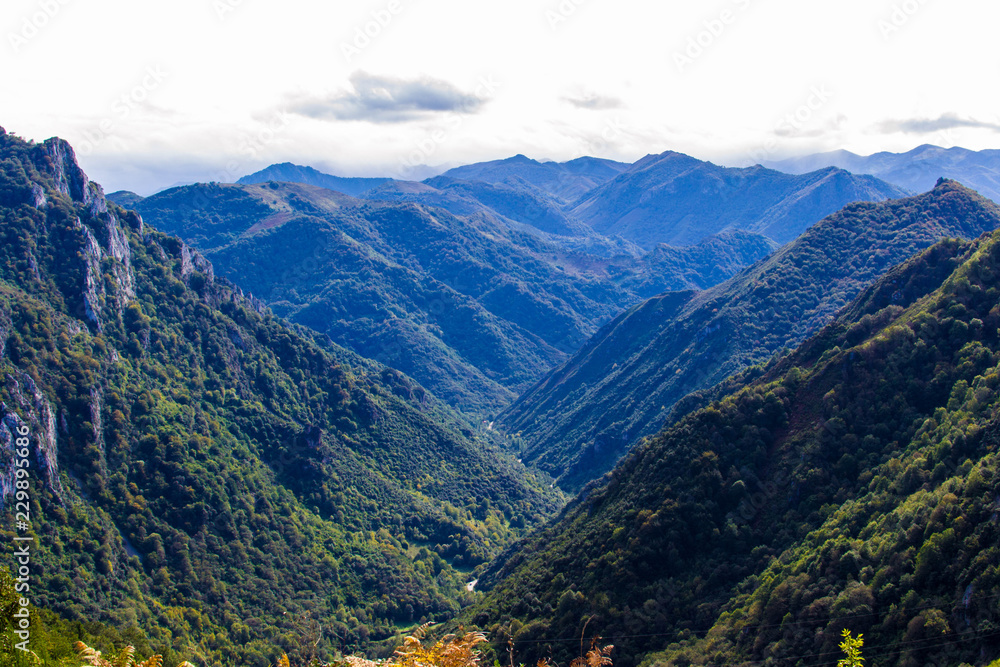 Naklejka premium La montaña