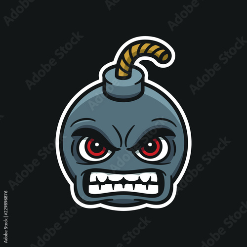Black bomb cartoon