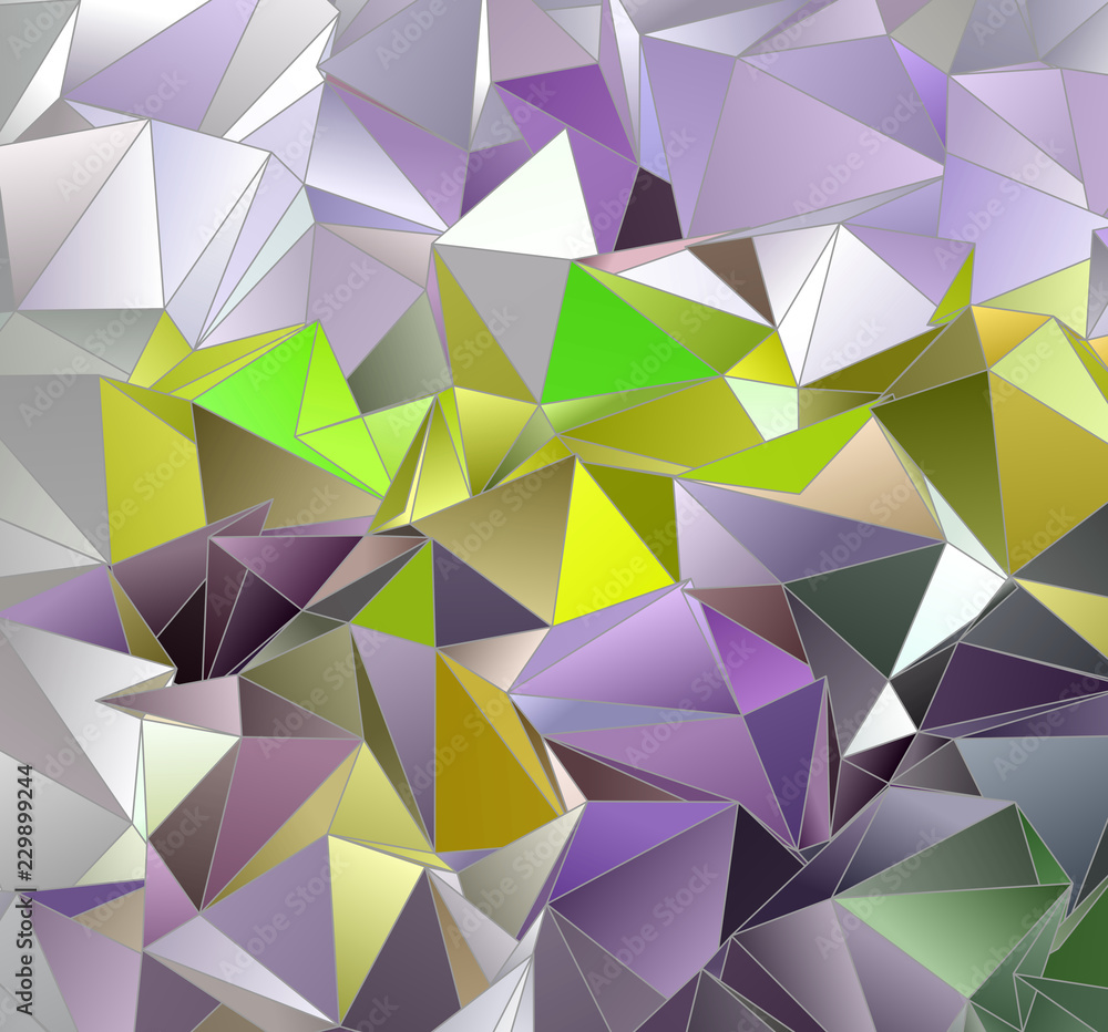 Obraz premium Triangular 3d, modern background