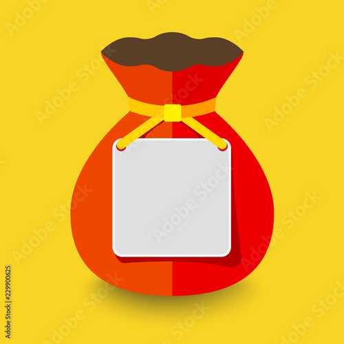 Gold bag with a special festival celebration.