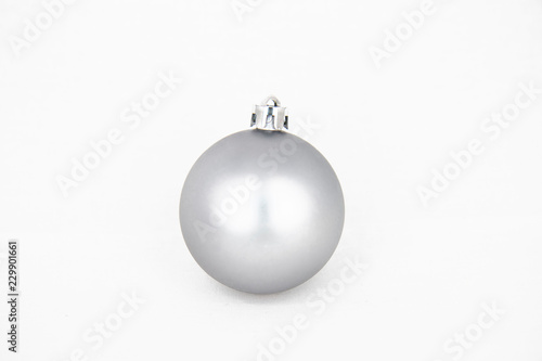 Christmas Decoration Ball on White Background