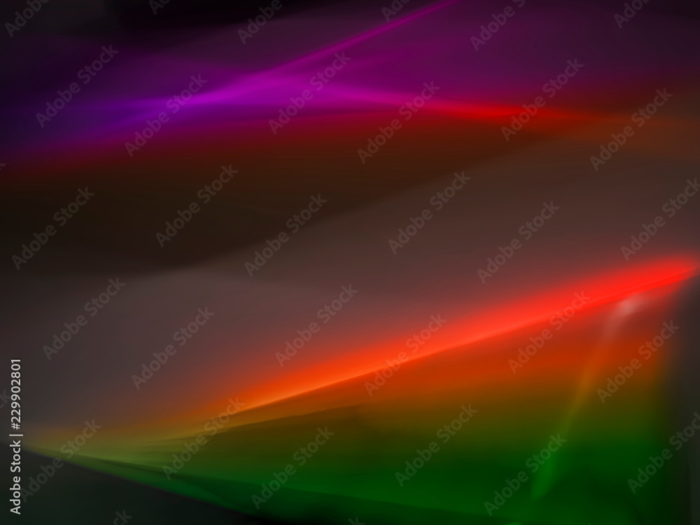 glowing lines, neon lights, abstract background