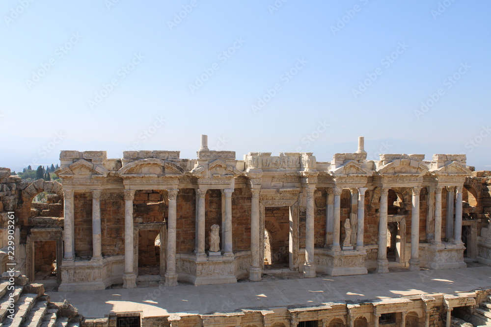 Hierapolis ancient city in Pamukkale